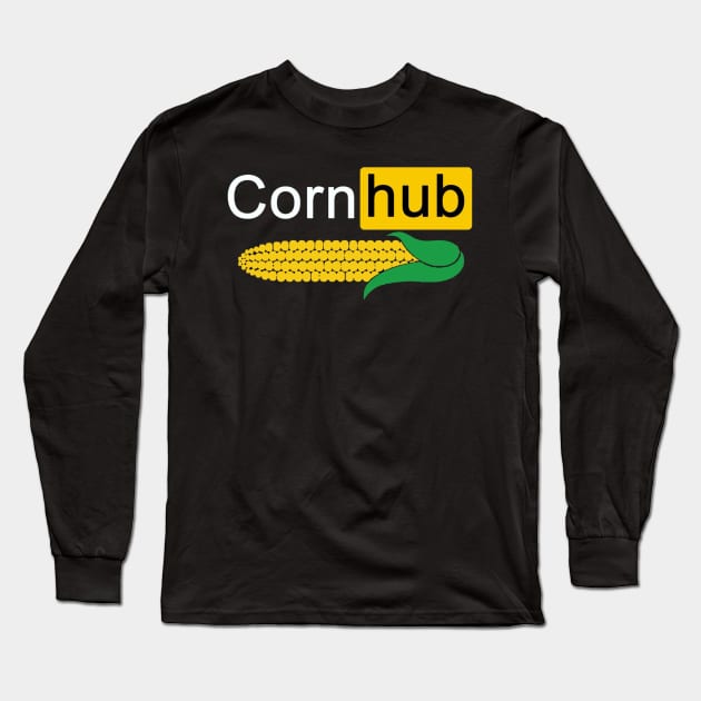 Cornhub Long Sleeve T-Shirt by VonVaughan